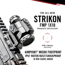 Lataa kuva Galleria-katseluun, Sightmark Strikon FMP punainen RTR-1-ristikko 12 kirkkaustasolla
